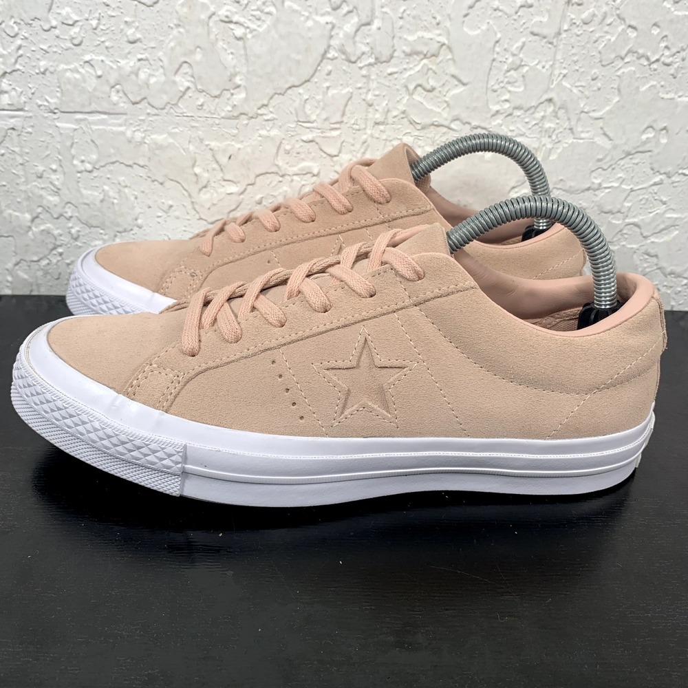 Converse Shoes One Star Womens Size 9 Ox Dusk Pink White Sneakers